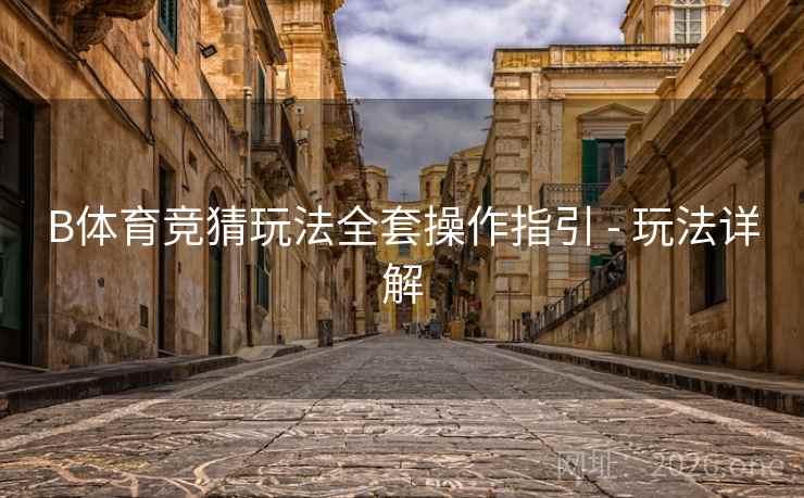 B体育竞猜玩法全套操作指引 - 玩法详解