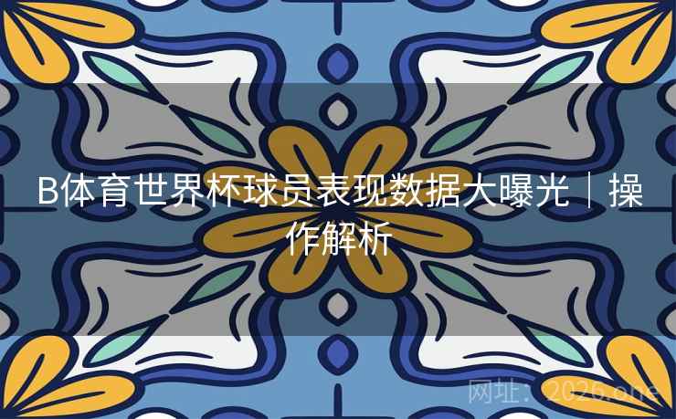 B体育世界杯球员表现数据大曝光｜操作解析