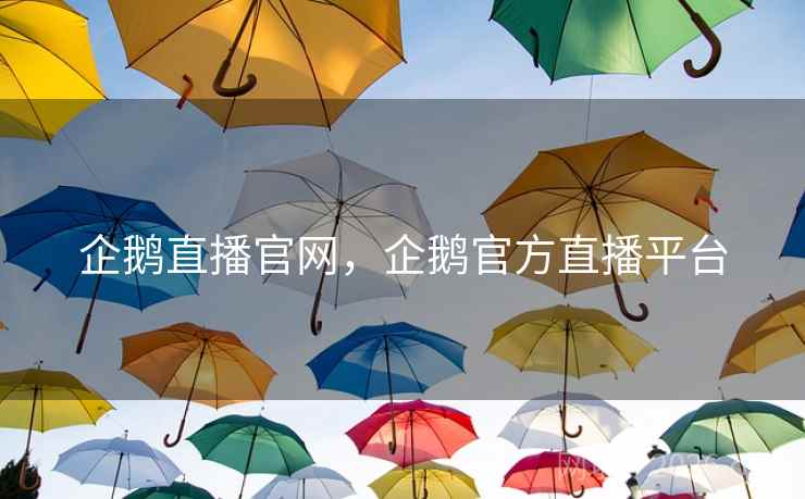 企鹅直播官网，企鹅官方直播平台