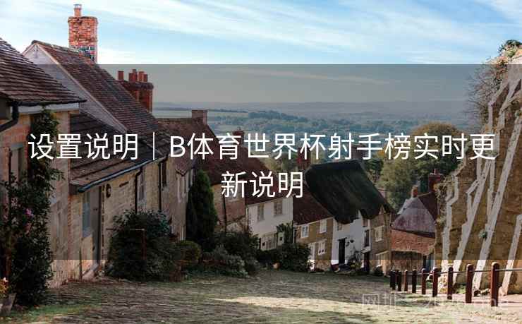 设置说明｜B体育世界杯射手榜实时更新说明