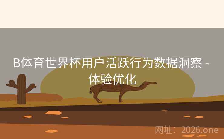 B体育世界杯用户活跃行为数据洞察 - 体验优化