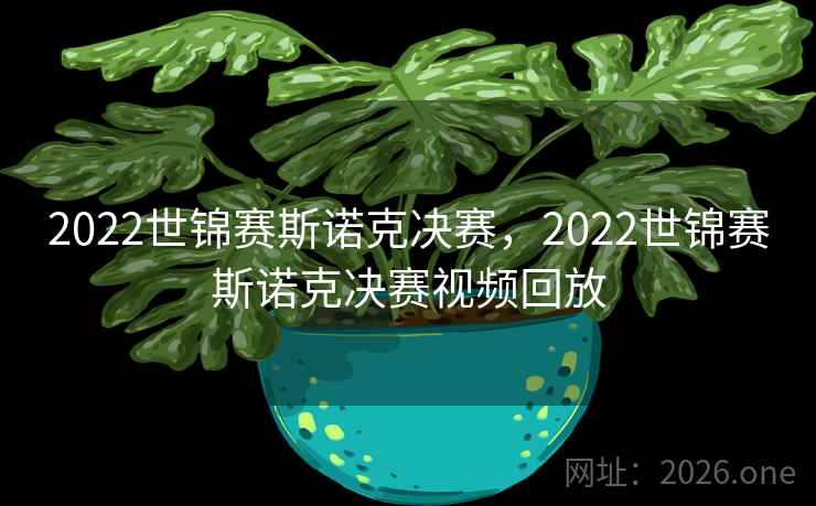 2022世锦赛斯诺克决赛,2022世锦赛斯诺克决赛视频回放