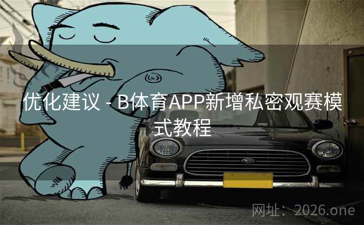 优化建议 - B体育APP新增私密观赛模式教程